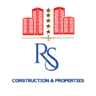 gold modern brand building construction logo